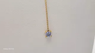 Cadena Tous oro con tanzanita 