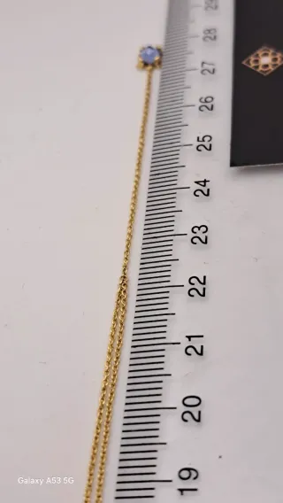 Cadena Tous oro con tanzanita 
