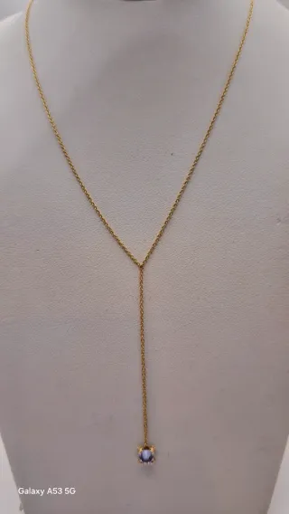 Cadena Tous oro con tanzanita 