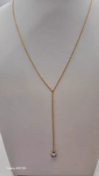 Cadena Tous oro con tanzanita 