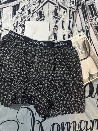Calzoncillos Calvin Klein Negro Estampado