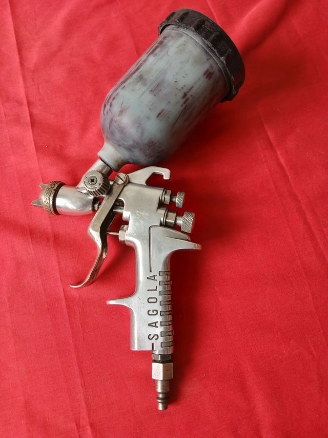 Pistola Pintura Profesional SAGOLA + Manguera