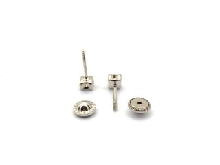 pendientes oro 18k con piedra con diamante