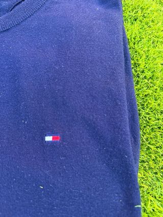 Suéter Tommy Hilfiger Azul Marino Talla M Perfecto