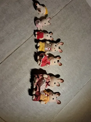 Familia Conejitos Chocolate Sylvanian