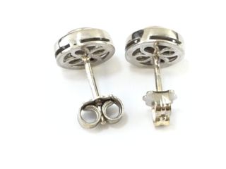 pendientes oro 18k con piedra con diamante