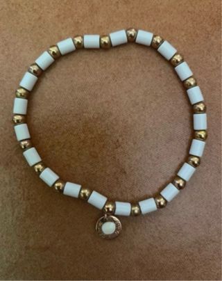 Pulsera Viceroy Blanco y Dorado