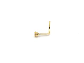 piercing oro 18k con circonita
