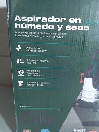 Aspirador Parkside Húmedo y Seco Industrial 