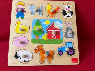 Puzzle de madera granja Goula