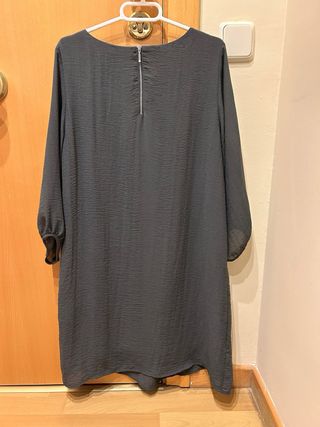 Vestido H&M gris fluido