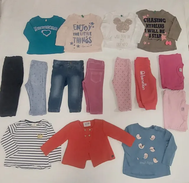 Lote Benetton Talla 1-2 años (82cm)