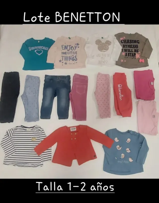 Lote Benetton Talla 1-2 años (82cm)