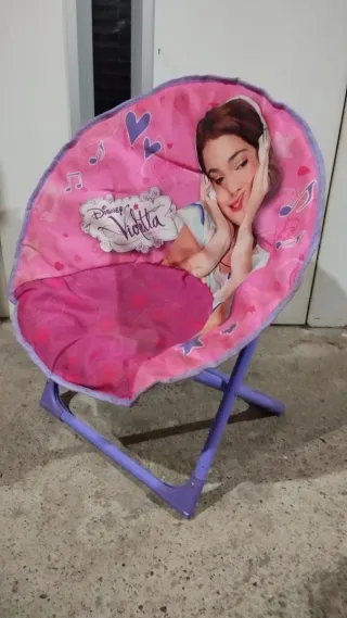 Sillón infantil Violetta Disney