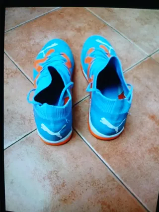 Botas Puma Talla 45 Azul Naranja