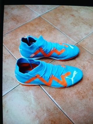 Botas Puma Talla 45 Azul Naranja