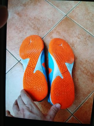 Botas Puma Talla 45 Azul Naranja