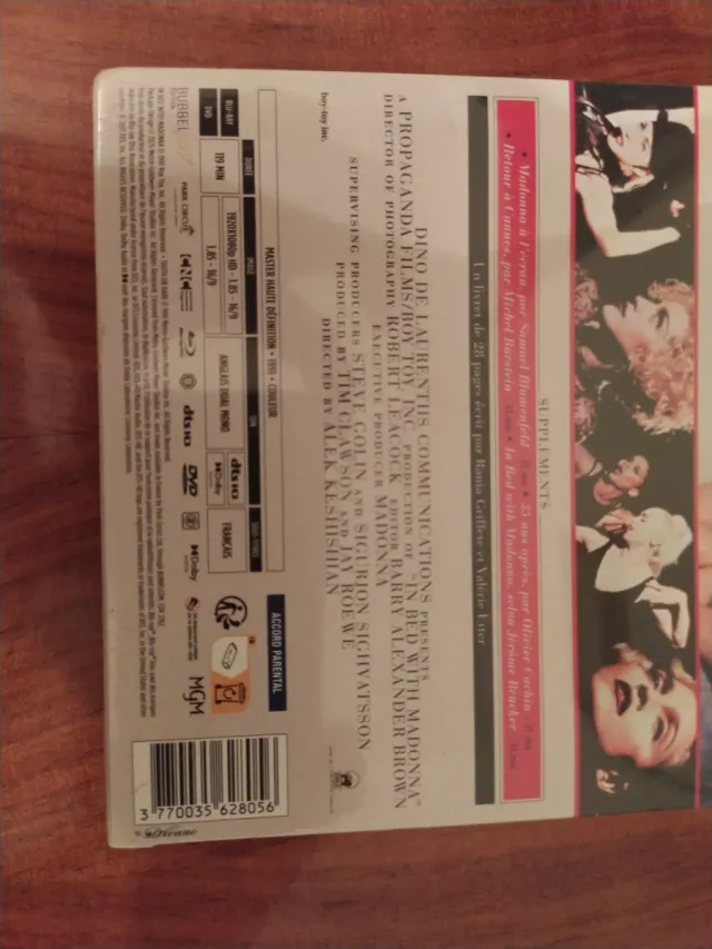 Madonna In Bed With Madonna Blu-ray + DVD