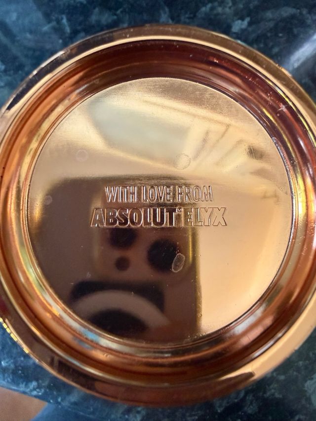 6 Vaso Cobre Absolut Elyx Moscow Mule