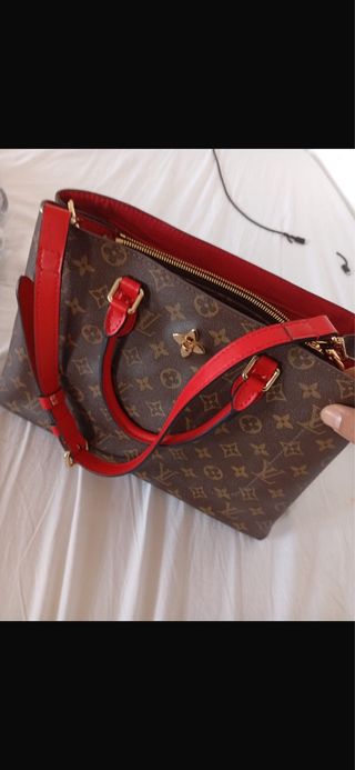 Bolso Louis Vuitton Marrón y Rojo