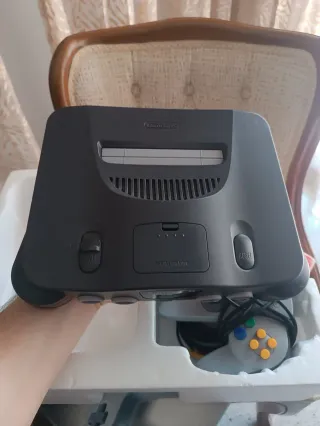 Nintendo 64. Excelente. PAL EUR Negra/Gris