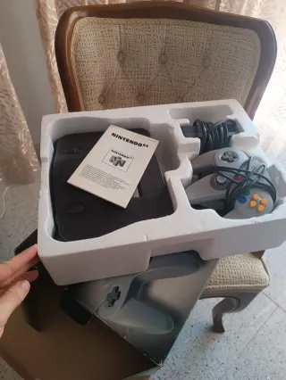 Nintendo 64. Excelente. PAL EUR Negra/Gris