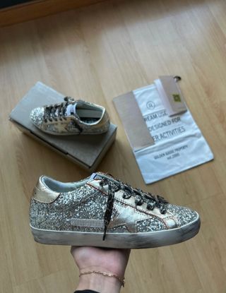 Golden Goose Superstar Talla 38 Glitter