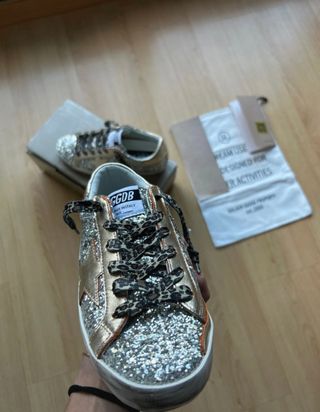 Golden Goose Superstar Talla 38 Glitter