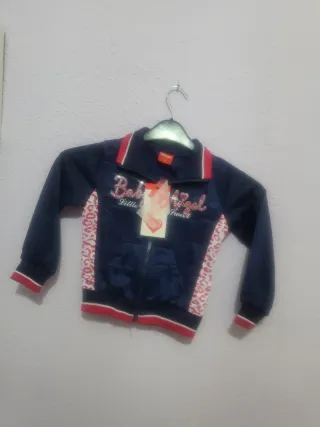 Chándal completo niña azul y rojo