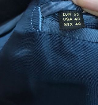 Traje Massimo Dutti Lino Azul Marino