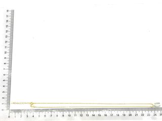 gargantilla plata 925mm con piedra con circonita 22cm