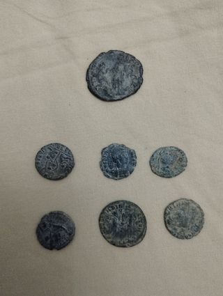 Lote de 6 monedas antiguas