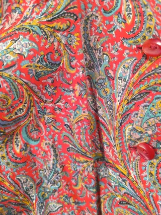 Camisa vintage sin mangas paisley
