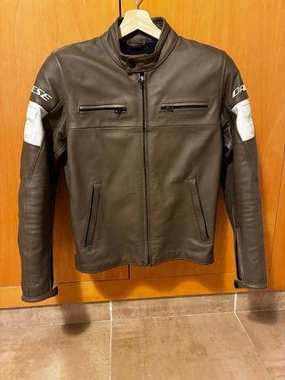 Chaqueta Moto Dainese Cuero Marrón