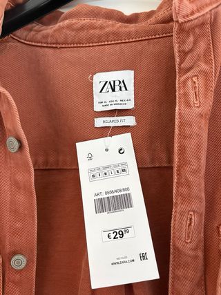 Giacca Zara Corallo Denim