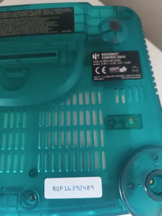 Nintendo 64. Impecable. Ice blue