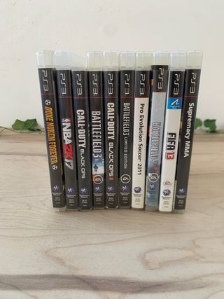 juegos PS3 a 2,5€  lote completo 