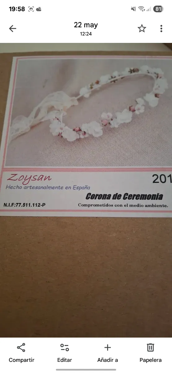 Vestido de Comunión Blanco