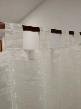 Cortina Blanca para Barra