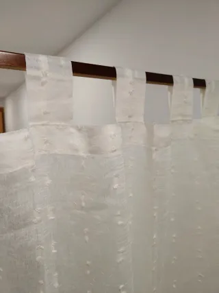 Cortina Blanca para Barra