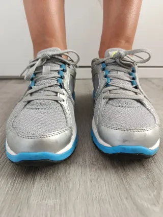 Zapatillas Nike Dual Fusion Gris y Azul