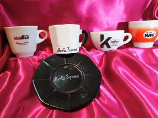 Tazzine caffè pubblicitarie, set 16 pezzi