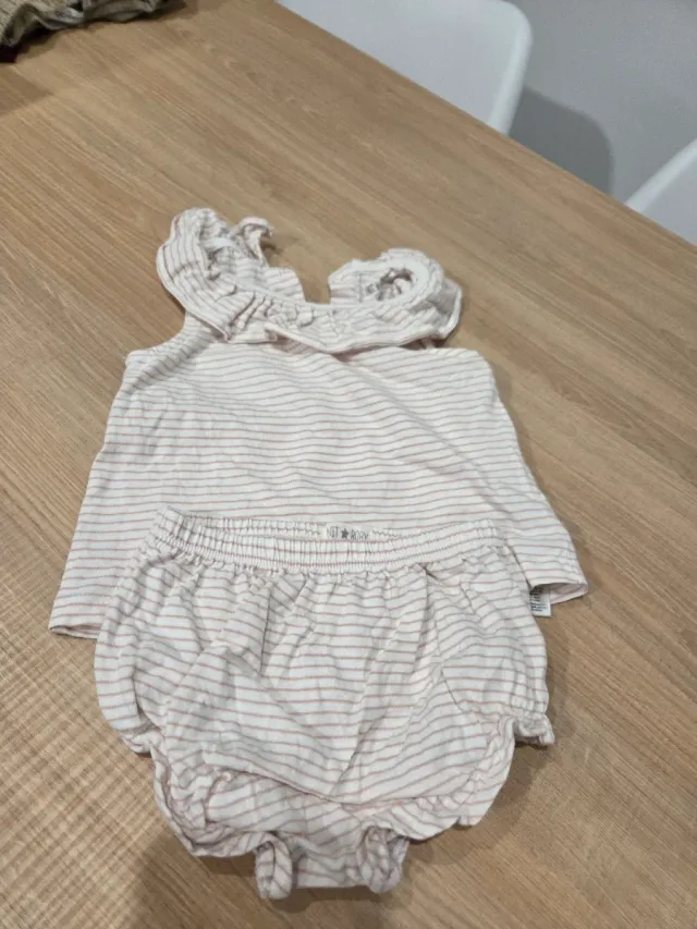 Conjunto bebé rayas
