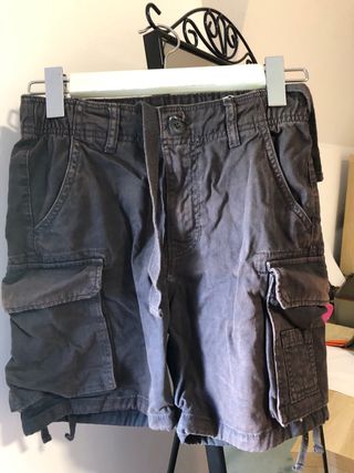 Pantalón corto cargo gris Talla XS