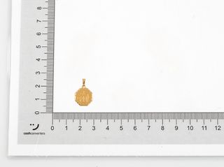 medalla oro 18k