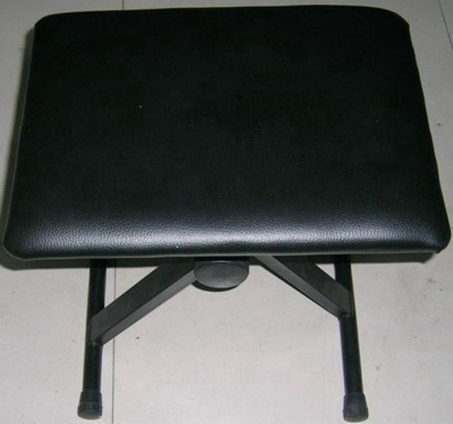 Banco de piano negro polipiel negro