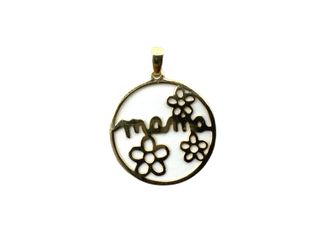 colgante oro 18k