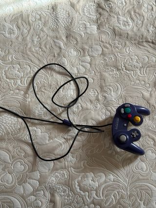 Mando Nintendo GameCube Morado y Transparente