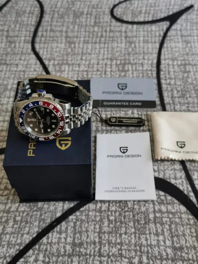 Reloj Pagani Design Pepsi GMT Automático