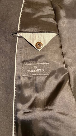 Traje de boda CARAMELO hombre negro/beige